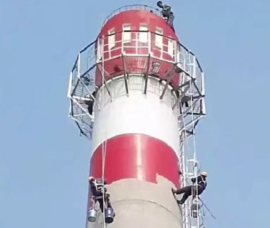 煙囪刷航標(biāo)具體施工方法及注意要點