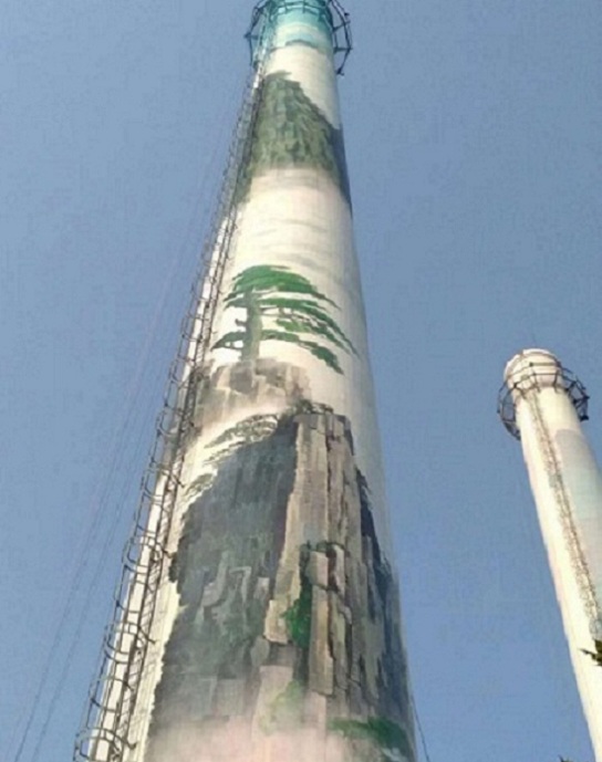 煙囪美化工程為什么可以提高煙囪使用壽命？