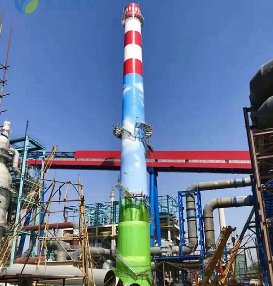 煙囪粉刷美化:綠色技藝綻放光彩,讓工業(yè)風景重煥生機！